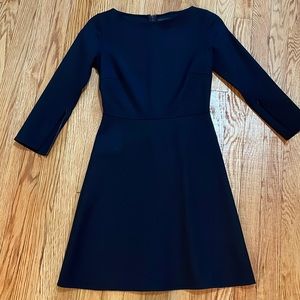 Theory Navy Wool Dress